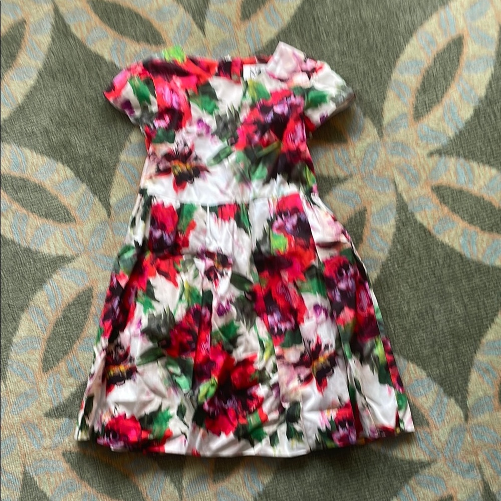 Milly Minis Floral Puff Sleeve Sundress